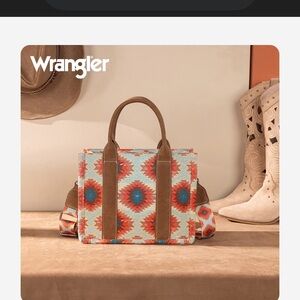 Wrangler Women's Aztec Pattern Tote Bag NWOT